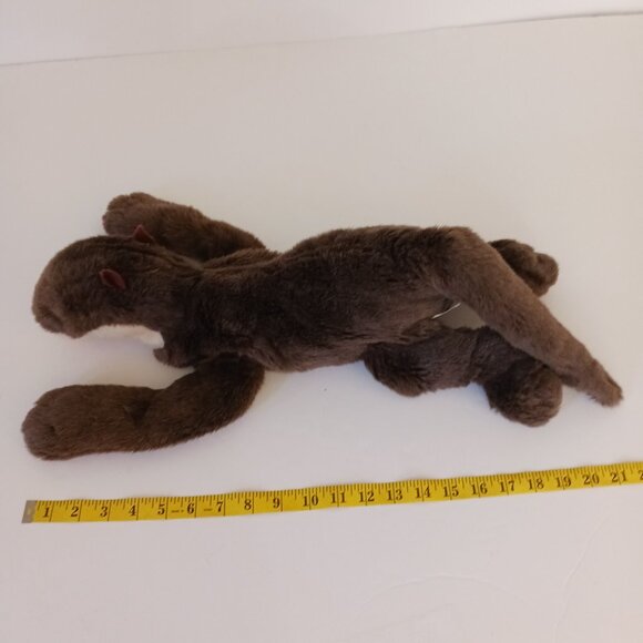 Vintage Wildlife Artists Brown River Otter Realistic 21" Plush Stuffed Animal - Picture 10 of 10